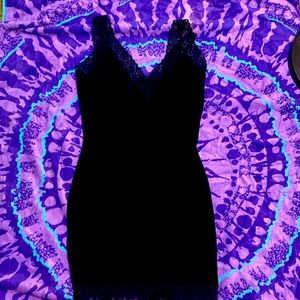 Black lace dress size small